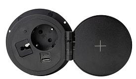 G5101E-2AC1N1Q Розеточный блок POWER GROMMET черный